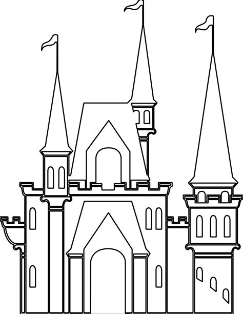 castle clipart|castle clip art black and white.